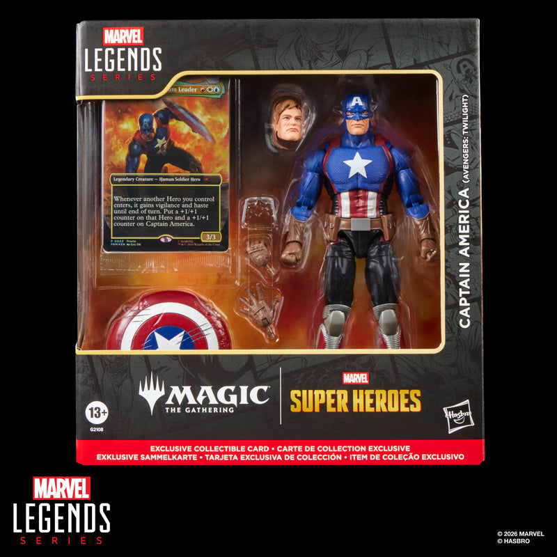Load image into Gallery viewer, Marvel Legends - Magic: The Gathering: Super Heroes - Captain America (Avengers: Twilight)
