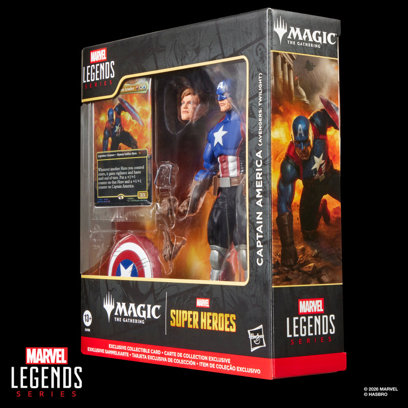 Load image into Gallery viewer, Marvel Legends - Magic: The Gathering: Super Heroes - Captain America (Avengers: Twilight)
