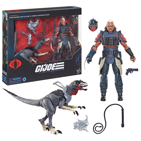 G.I. Joe Classified Series - Professor Rottclaw & Cobra Deinonychus