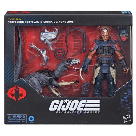 G.I. Joe Classified Series - Professor Rottclaw & Cobra Deinonychus