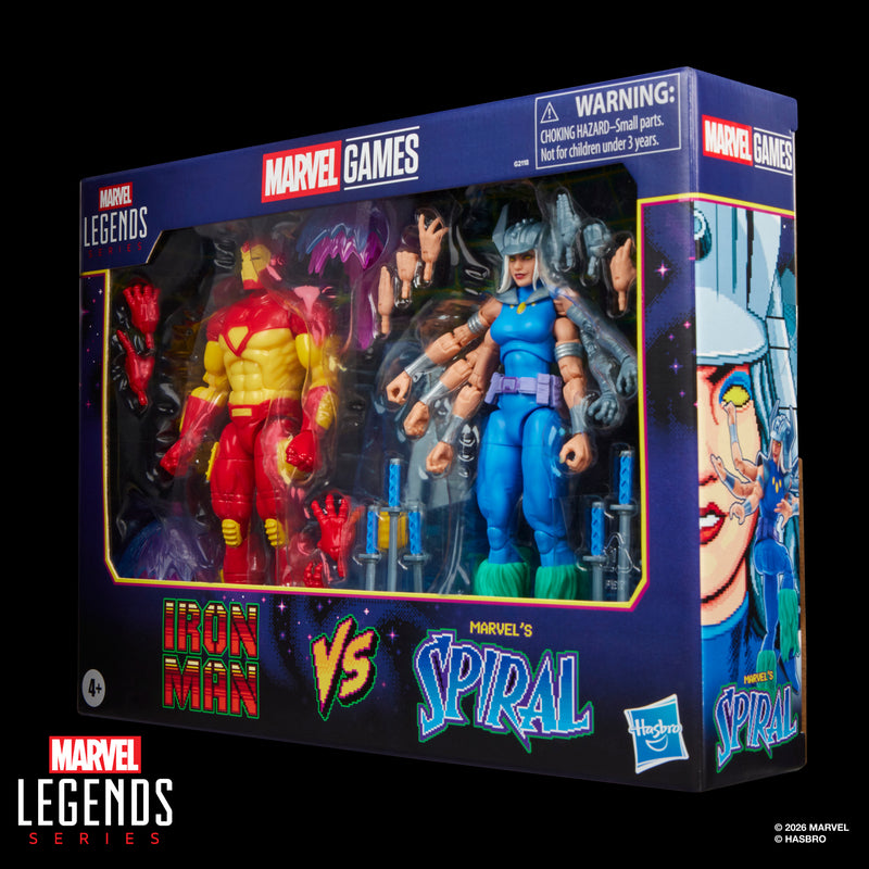 Load image into Gallery viewer, Marvel Legends - Gamerverse Iron Man vs Marvel's Spiral
