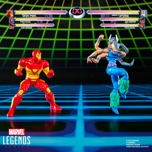 Marvel Legends - Gamerverse Iron Man vs Marvel's Spiral