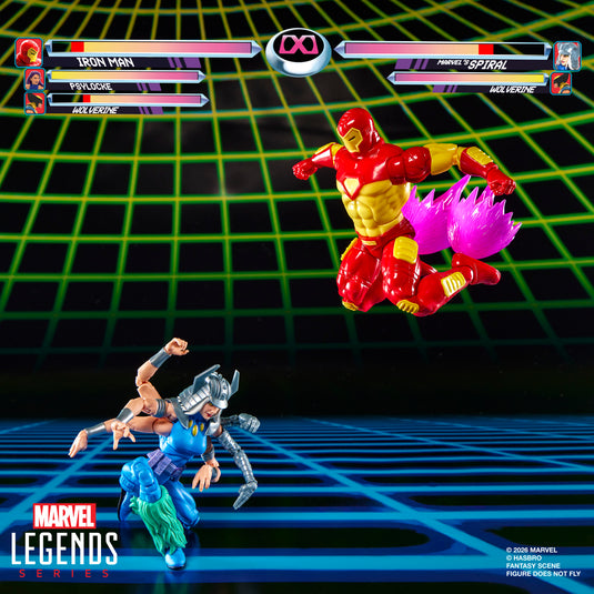 Marvel Legends - Gamerverse Iron Man vs Marvel's Spiral