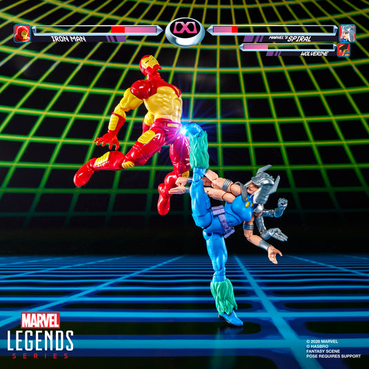 Marvel Legends - Gamerverse Iron Man vs Marvel's Spiral