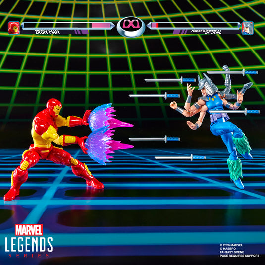 Marvel Legends - Gamerverse Iron Man vs Marvel's Spiral