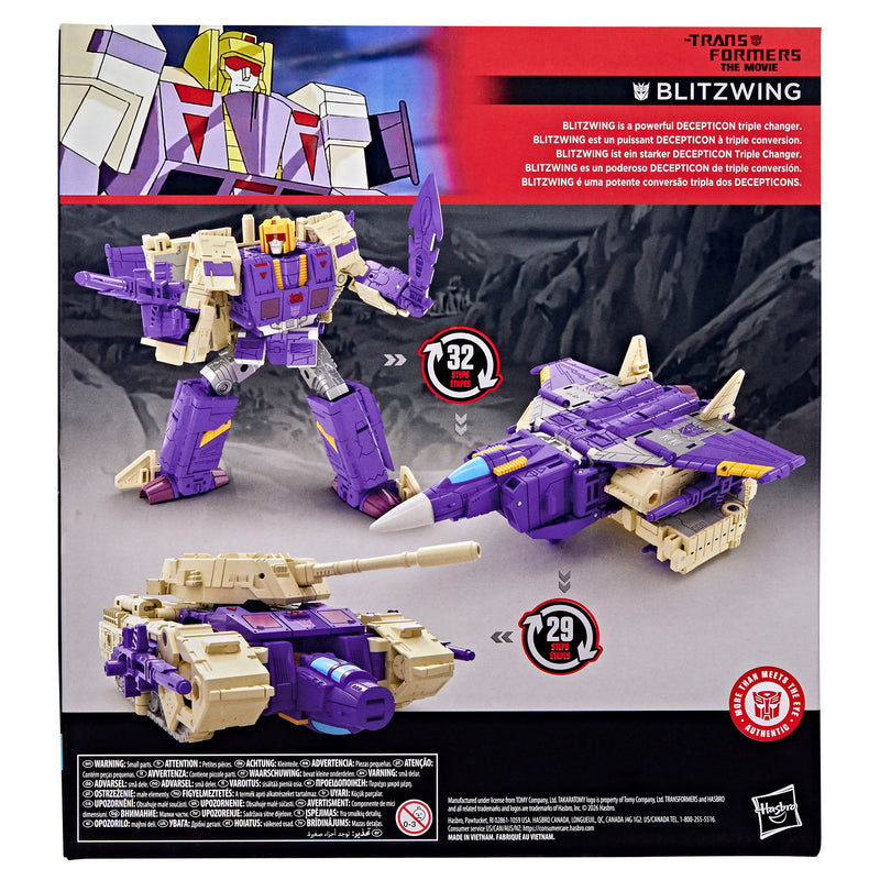 Load image into Gallery viewer, Transformers Studio Series - Transformers The Movie Leader Class Blitzwing
