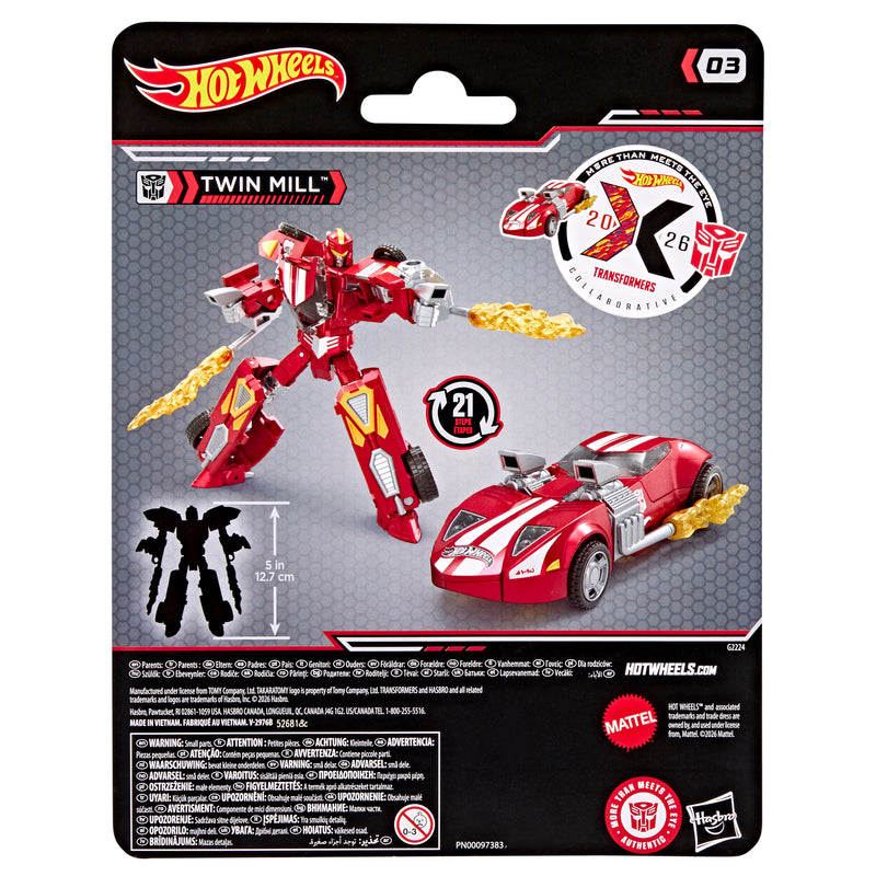 Load image into Gallery viewer, Transformers Collaborative - Hot Wheels x Transformers Twin Mill 2 (Red)

