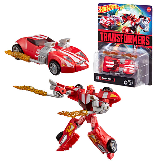 Transformers Collaborative - Hot Wheels x Transformers Twin Mill 2 (Red)