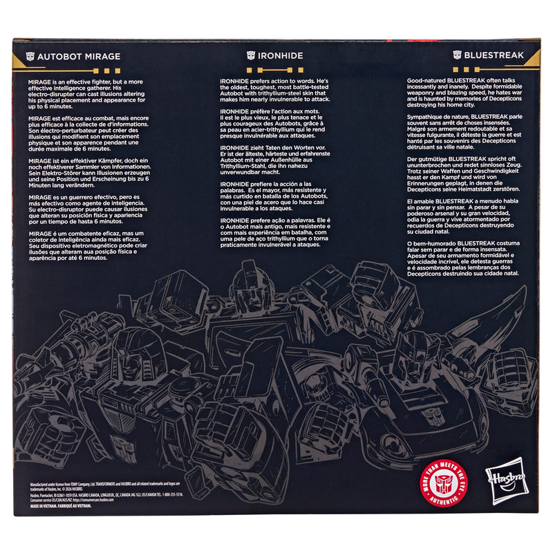 Load image into Gallery viewer, Transformers Age of the Primes - Generations Selects Autobot Mirage, Ironhide, and Bluestreak 3 Pack
