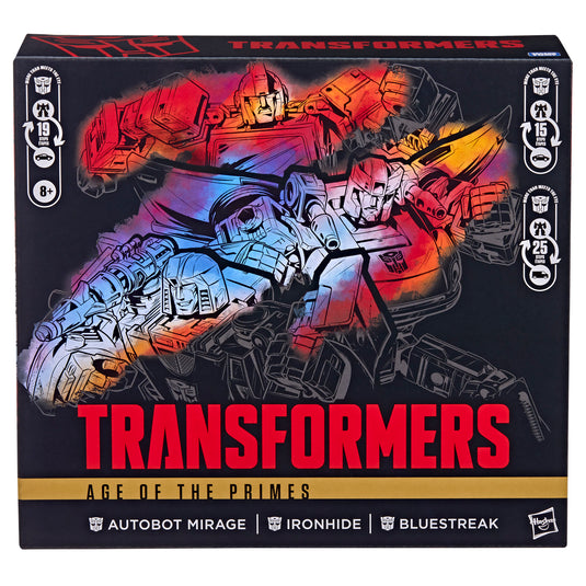 Transformers Age of the Primes - Generations Selects Autobot Mirage, Ironhide, and Bluestreak 3 Pack
