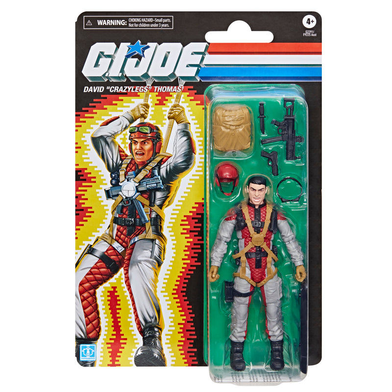 Load image into Gallery viewer, G.I. Joe Classified Series - Retro Cardback David (Crazylegs) Thomas
