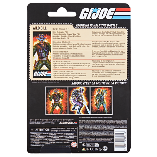 G.I. Joe Classified Series - Retro Cardback William (Wild Bill) Hardy