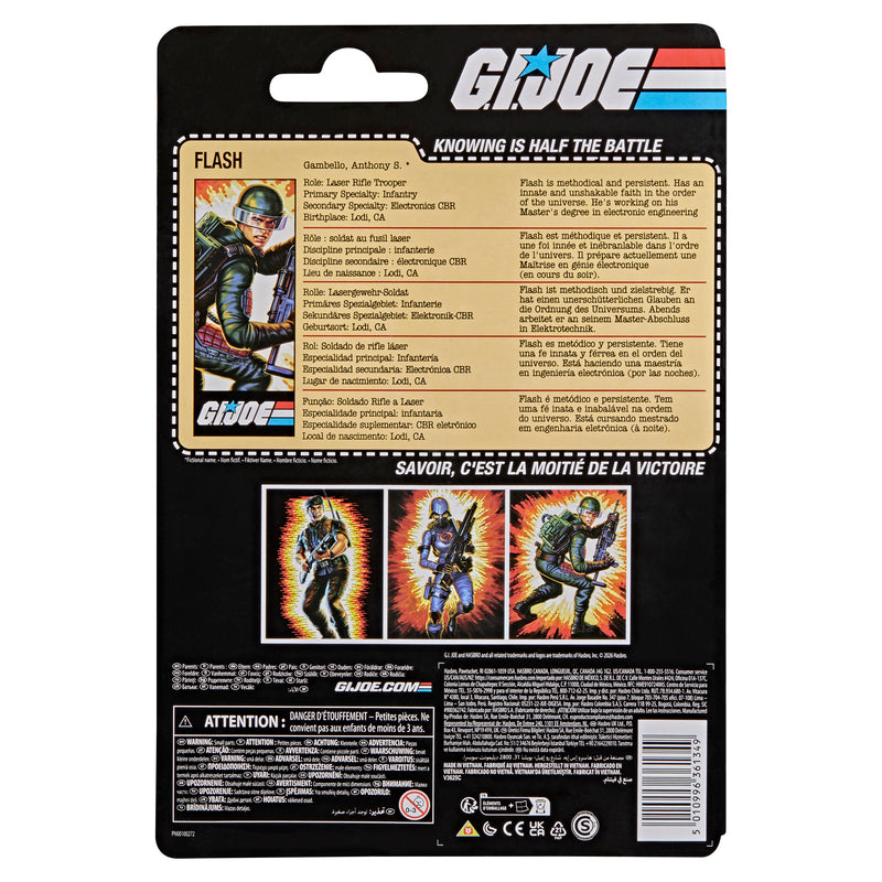 Load image into Gallery viewer, G.I. Joe Classified Series - Retro Cardback Anthony (Flash) Gambello
