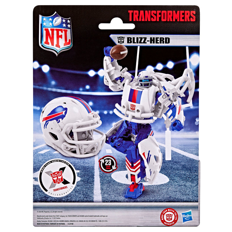 Load image into Gallery viewer, Transformers Collaborative - NFL x Transformers Buffalo Bills Blizz-herd
