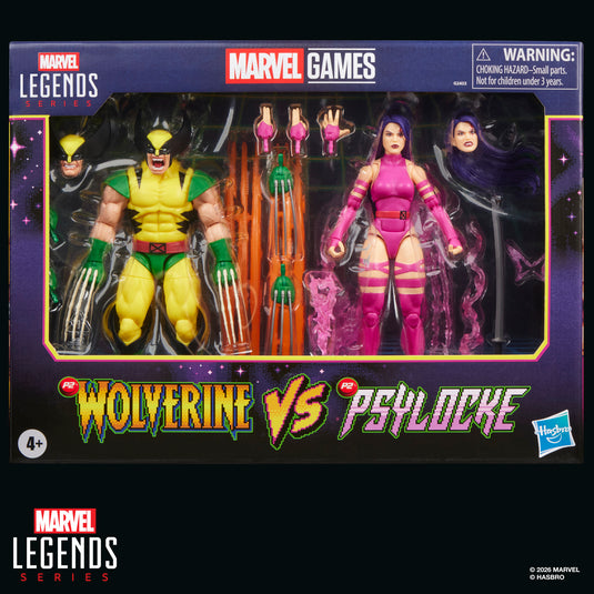 Marvel Legends Series - Marvel Games Wolverine vs Psylocke