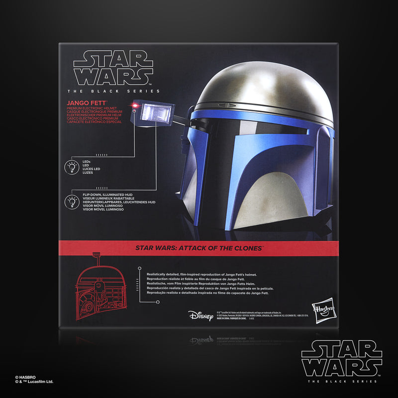 Load image into Gallery viewer, Star Wars The Black Series - Jango Fett Premium Electronic Roleplay Helmet
