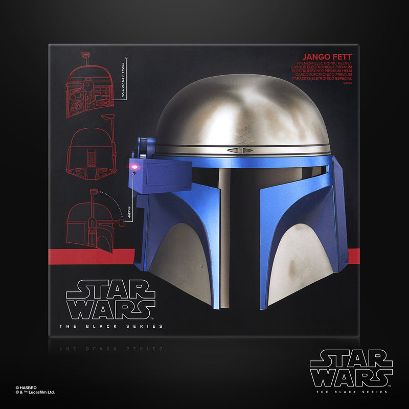 Load image into Gallery viewer, Star Wars The Black Series - Jango Fett Premium Electronic Roleplay Helmet
