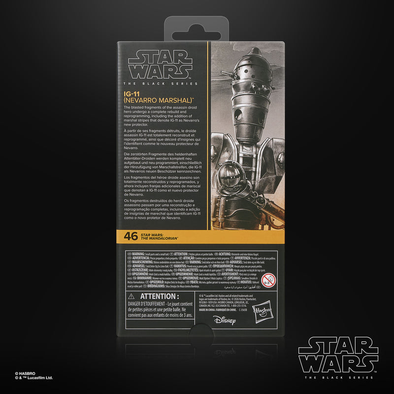 Load image into Gallery viewer, Star Wars The Black Series - IG-11 (Nevarro Marshall) (The Mandalorian)
