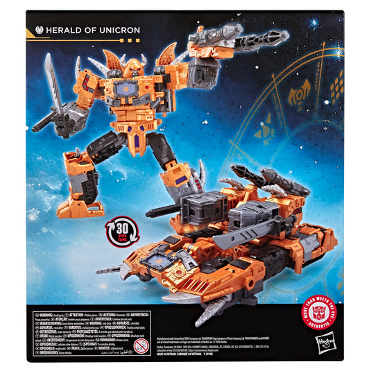 Transformers Age of the Primes - Leader Class Herald of Unicron