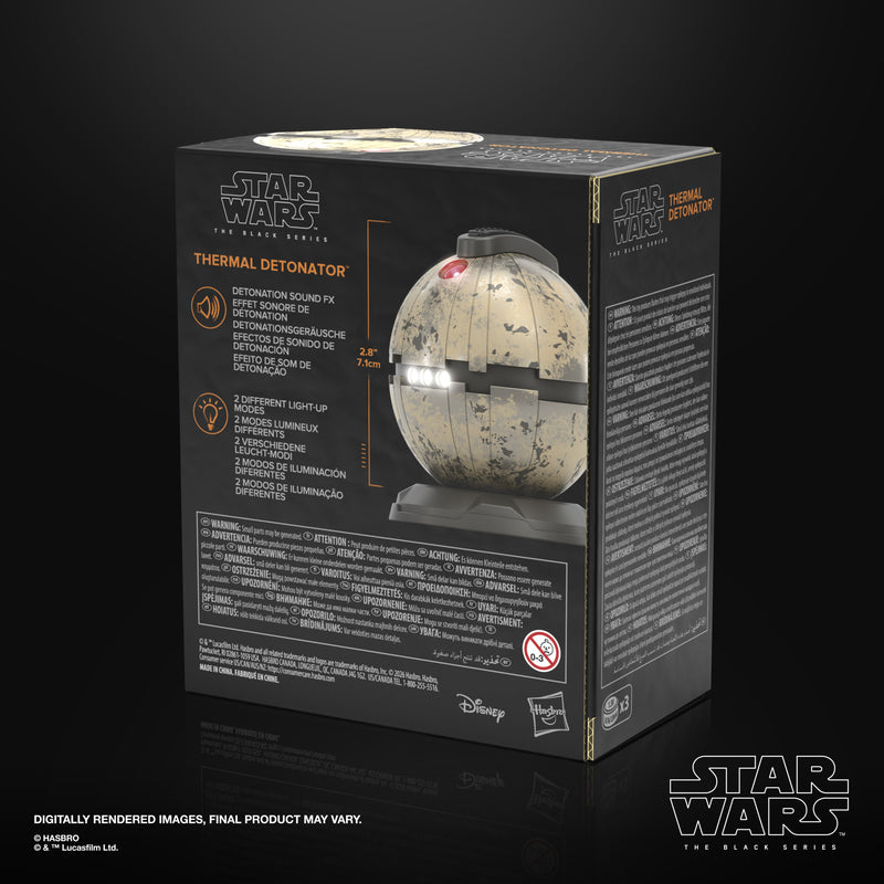 Load image into Gallery viewer, Star Wars The Black Series - Premium Electronic Roleplay Thermal Detonator
