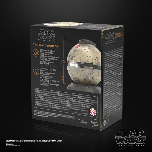 Star Wars The Black Series - Premium Electronic Roleplay Thermal Detonator