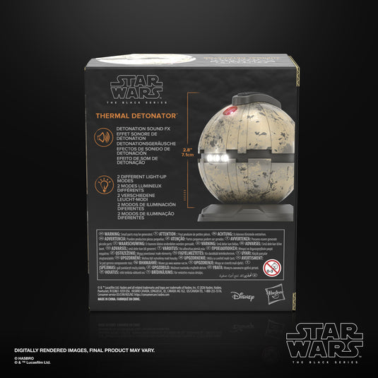 Star Wars The Black Series - Premium Electronic Roleplay Thermal Detonator