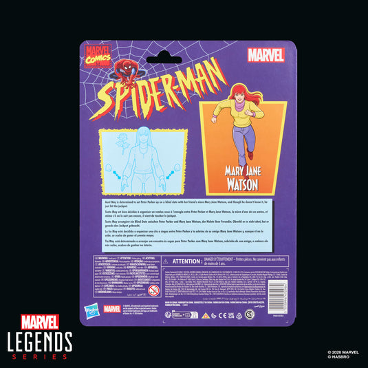 Marvel Legends - Retro Cardback Mary Jane Watson (Spider-Man The Animated Series)