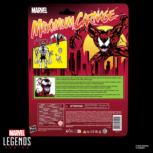 Marvel Legends - Retro Cardback Carnage (Maximum Carnage)