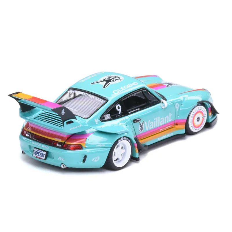 Load image into Gallery viewer, Ignition Model - Porche RWB 991 (Green Vaillant) (Canadian Diecast Expo 2026) 1/64 Scale Diecast Model Car (IG4142)
