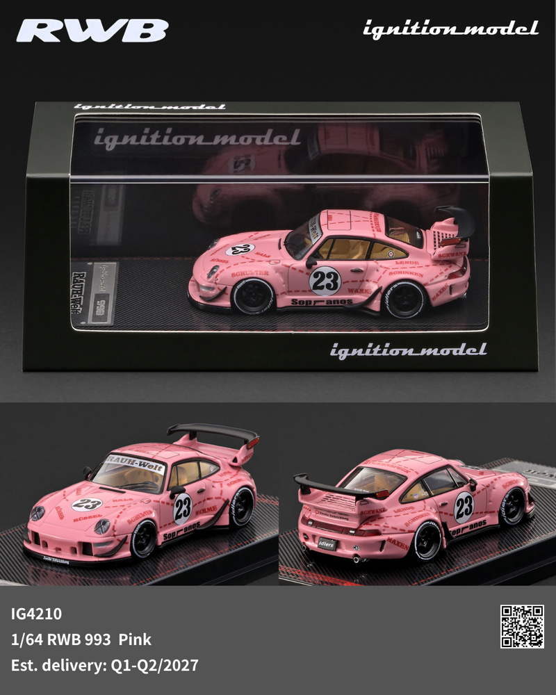Load image into Gallery viewer, Ignition Model - RWB 993 (Pink) 1/64 Scale Diecast Model Car (IG4210)
