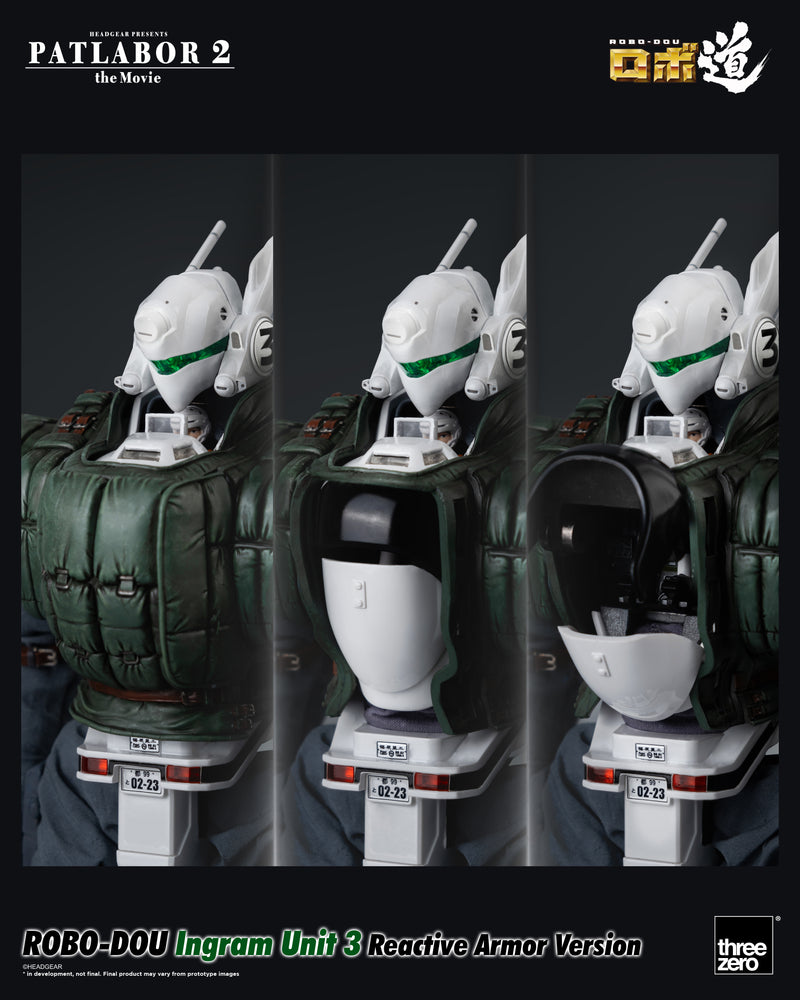 Load image into Gallery viewer, Threezero - ROBO-DOU Patlabor 2 The Movie - Ingram Unit 3 (Reactive Armor Version)
