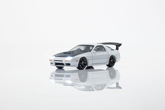 Kyosho - Initial D - Mazda Savanna RX-7 (FC3S) with LED 1/64 Scale Diecast Model Cars (07133LC)