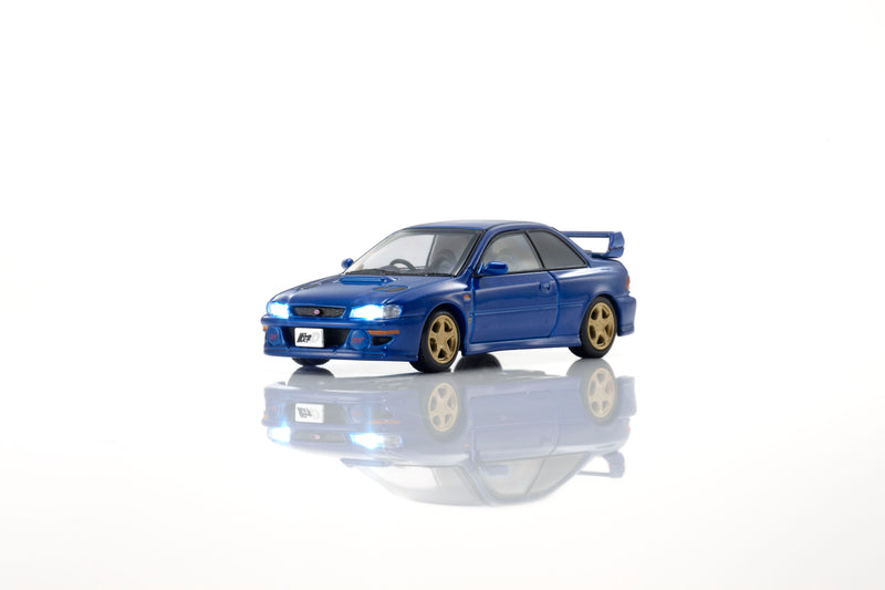 Load image into Gallery viewer, Kyosho - Initial D - Subaru Impreza WRX STI with LED 1/64 Scale Diecast Model Cars (07133LD)
