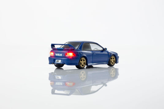 Kyosho - Initial D - Subaru Impreza WRX STI with LED 1/64 Scale Diecast Model Cars (07133LD)