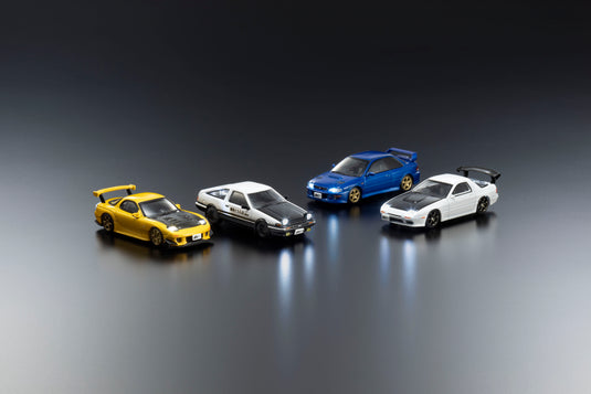 Kyosho - Initial D - Toyota Sprinter Trueno (AE86) with LED 1/64 Scale Diecast Model Cars (07133LA)