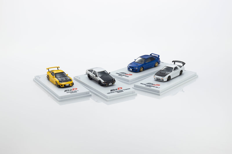 Load image into Gallery viewer, Kyosho - Initial D - Toyota Sprinter Trueno (AE86) with LED 1/64 Scale Diecast Model Cars (07133LA)
