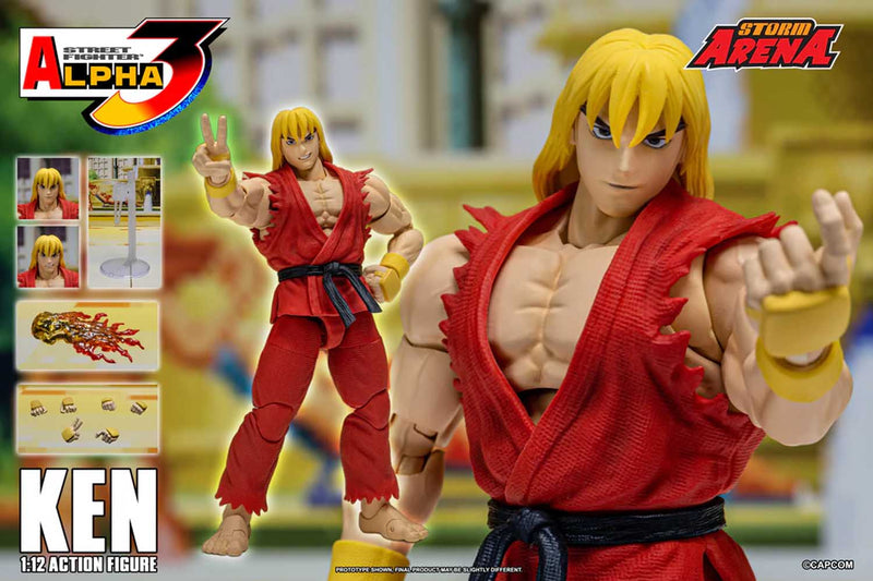 Load image into Gallery viewer, Storm Collectibles - Storm Arena: Street Fighter Alpha 3 - Ken 1/12 Scale
