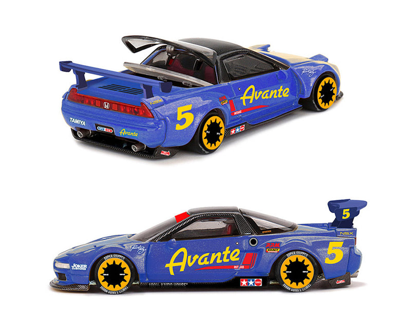 Load image into Gallery viewer, Kaido House - Kaido House x Mini GT - Honda NSX Tamiya X Kaido House Avante V1 (Blue) 1/64 Scale Diecast Model Car
