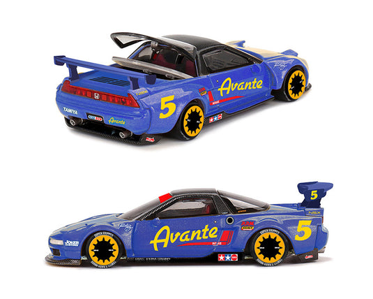 Kaido House - Kaido House x Mini GT - Honda NSX Tamiya X Kaido House Avante V1 (Blue) 1/64 Scale Diecast Model Car