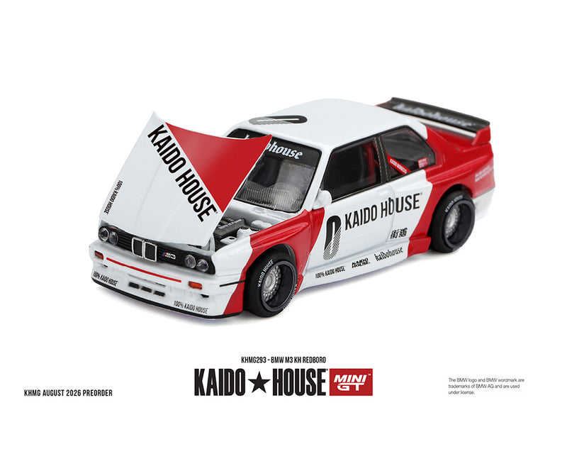 Load image into Gallery viewer, Kaido House - Kaido House x Mini GT - BMW M3 (KH Redboro) 1/64 Scale Diecast Model Car (KHMG293)
