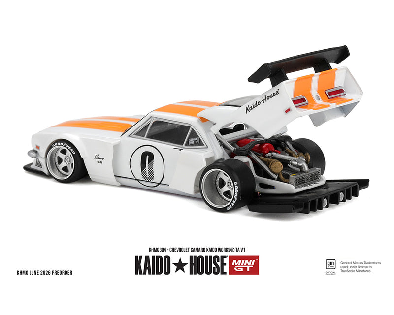 Load image into Gallery viewer, Kaido House - Kaido House x Mini GT - Chevrolet Camaro Kaido Works TA V1 (Limited Edition) 1/64 Scale Diecast Model Car (KHMG304)
