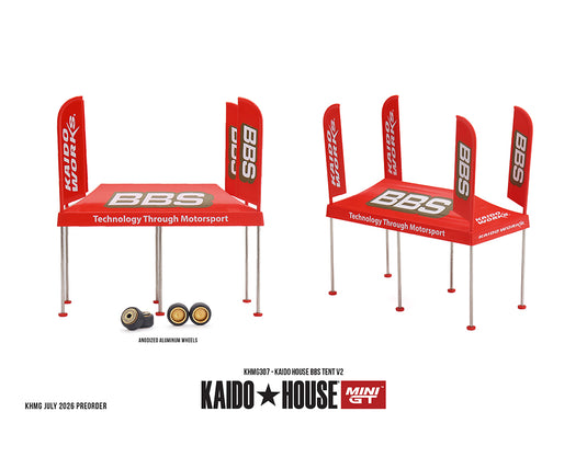 Kaido House - Kaido House x Mini GT - BBS Tent V2 Set 1/64 Scale (KHMG307)