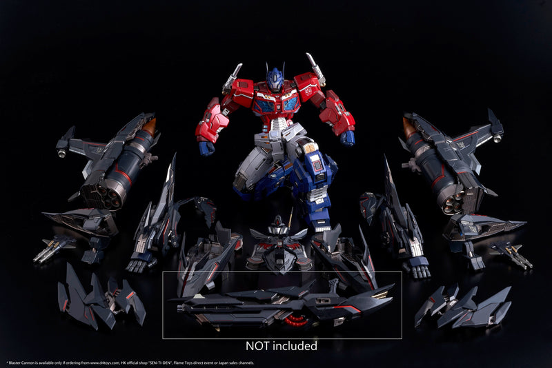 Load image into Gallery viewer, Flame Toys Kuro Kara Kuri - Transformers Optimus Prime Jet Power Armor
