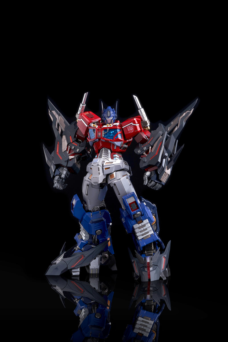 Load image into Gallery viewer, Flame Toys Kuro Kara Kuri - Transformers Optimus Prime Jet Power Armor
