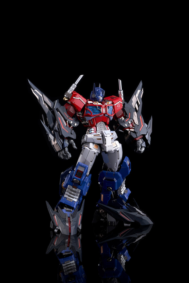 Load image into Gallery viewer, Flame Toys Kuro Kara Kuri - Transformers Optimus Prime Jet Power Armor
