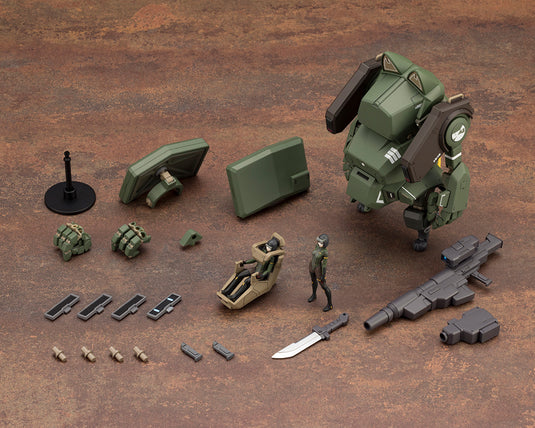 Kotobukiya - JGSDF Type 07-Ⅲ Tank Nacchin Model Kit (EX Ver.)