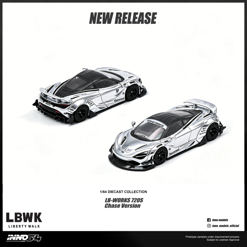 Load image into Gallery viewer, INNO64 - LBWK 720S 1/64 Scale Diecast Model Cars (IN64-LBWK720S-01)
