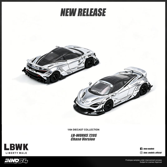 INNO64 - LBWK 720S 1/64 Scale Diecast Model Cars (IN64-LBWK720S-01)
