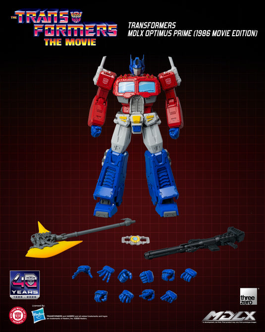 Threezero - Transformers - MDLX Optimus Prime (1986 Movie Edition)