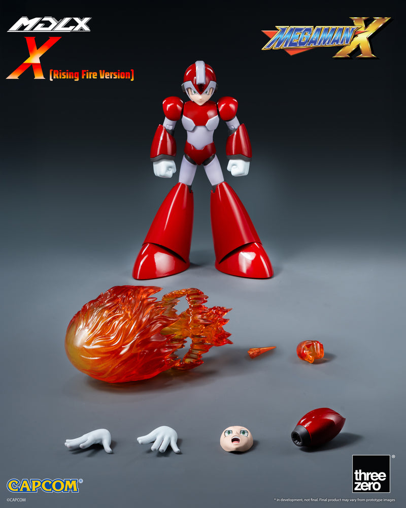 Load image into Gallery viewer, Threezero - MDLX Mega Man X/Rock Man X (Rising Fire Version)
